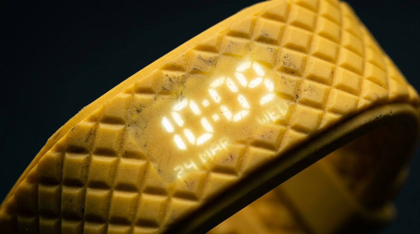 Stealth LED Digital Watch — Silicone Band, Hidden Touch Display